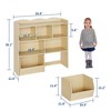 Toy Storage Organizer, Kid Bookshelf, Toy Storage Cabinet, Toddler Book Shelf for Kid Room, Bedroom, Nursery, Living Room - 2 of 4