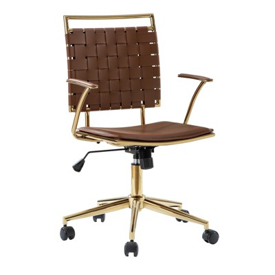 Oscar Office Chair With Padded Armrests|ARTFUL LIVING DESIGN