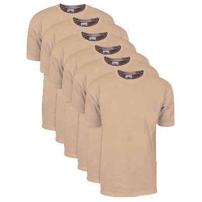 6 Pack Shaka Wear Men's Max Heavyweight Short Sleeve Crew Neck T-Shirt