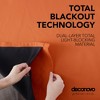Deconovo ModernLuxury 100% Full BlackOut SatinRodCurtains For LivingRoom or BedRoom 2Panels - 4 of 4