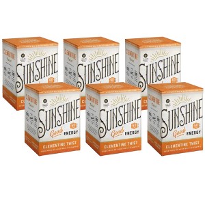 Sunshine Clementine Twist Energy Drink - Case of 6/4 packs, 12 oz - 1 of 4