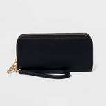 Double Zip Wallet - A New Day™ Black
