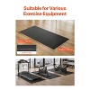 VEVOR Treadmill Mat for Carpet Floor, 1/4" Thick, 30" x 60" Exercise Equipment Mat, High Density PVC Floor Protector, Black - 3 of 4
