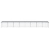 vidaXL Chicken Cage Anthracite Galvanized Steel Large Durable - 3 of 4