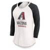 MLB Arizona Diamondbacks Women's White 3/4 Sleeve Fashion T-Shirt - 2 of 3