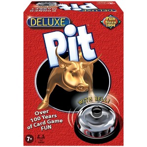 Winning Moves Games USA Deluxe Pit – Classic Shouting and Trading Party Card Game with Bell for 3 to 8 Players, Ages 7+ - 1 of 2