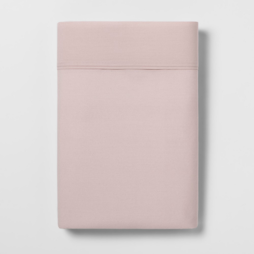 Ultra Soft Flat Sheet (Twin Extra Large) Soft Pink 300 Thread Count - Threshold was $12.99 now $9.09 (30.0% off)