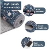 coucheta Multi-size Boho Vintage Floral Area Rugs, Machine Washable Large Soft Non Slip Low Pile Carpet, for Living Room, Bedroom, Dining, Office - 3 of 4