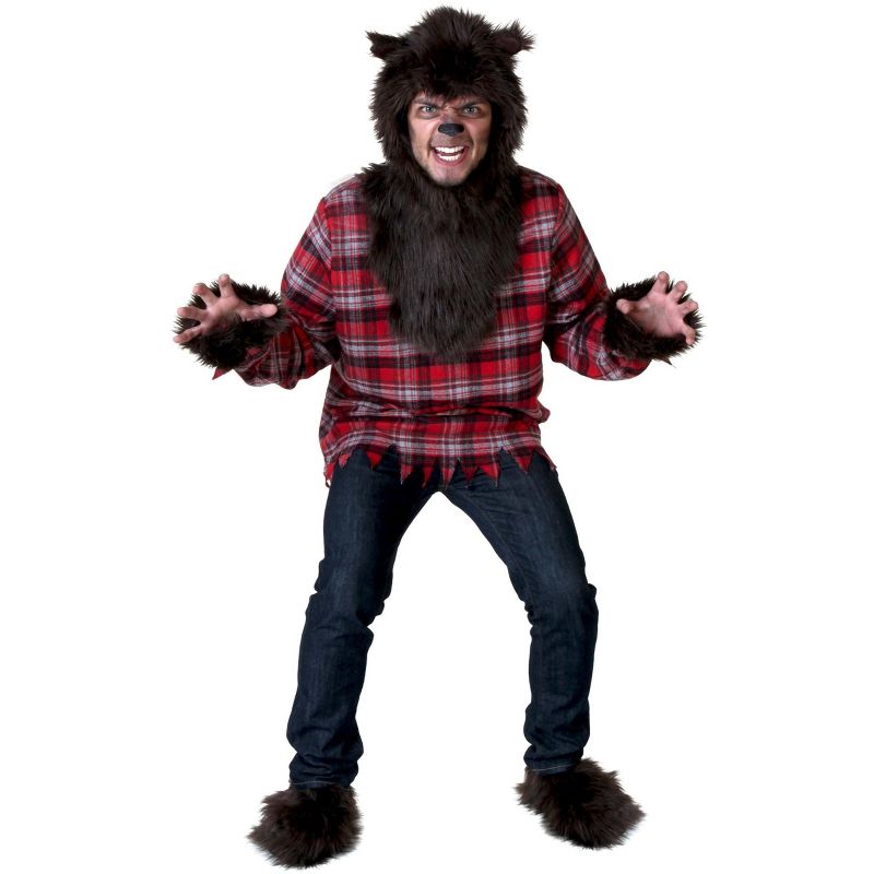HalloweenCostumes.com Men's Plus Size Werewolf Costume, 1 of 4