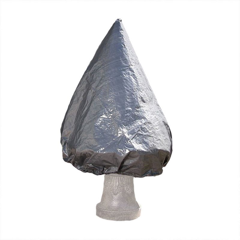 Sunnydaze Outdoor Weather-Resistant Medium Tiered Water Fountain Feature Protective Cover - Gray, 1 of 6