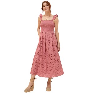 FatFace Women's Kadiri Shirred Midi Dress - 1 of 4