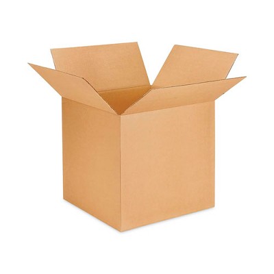 Universal Fixed-Depth Brown Corrugated Shipping Boxes, Regular Slotted Container (RSC), Large, 12" x 12" x 7", Brown Kraft, 25/Bundle
