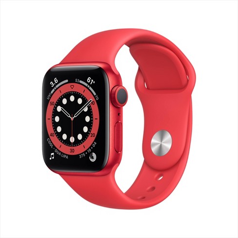 Apple Watch Series 6 GPS, 40mm PRODUCT(RED) Aluminum Case with PRODUCT(RED)  Sport Band