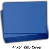 Hamilco Colored Scrapbook Cardstock Paper 4x6 Card Stock Paper 65 lb Cover 100 Pack (Cobalt Blue) - 2 of 4