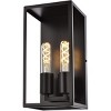Elegant Lighting Voir 2 lights wall sconce in black - 3 of 4