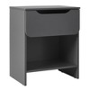 NicBex 1 Drawer Nightstand with Handle Free Design,Bedside Table with Open Storage Cubby,Modern Side Table for Bedroom - 2 of 4