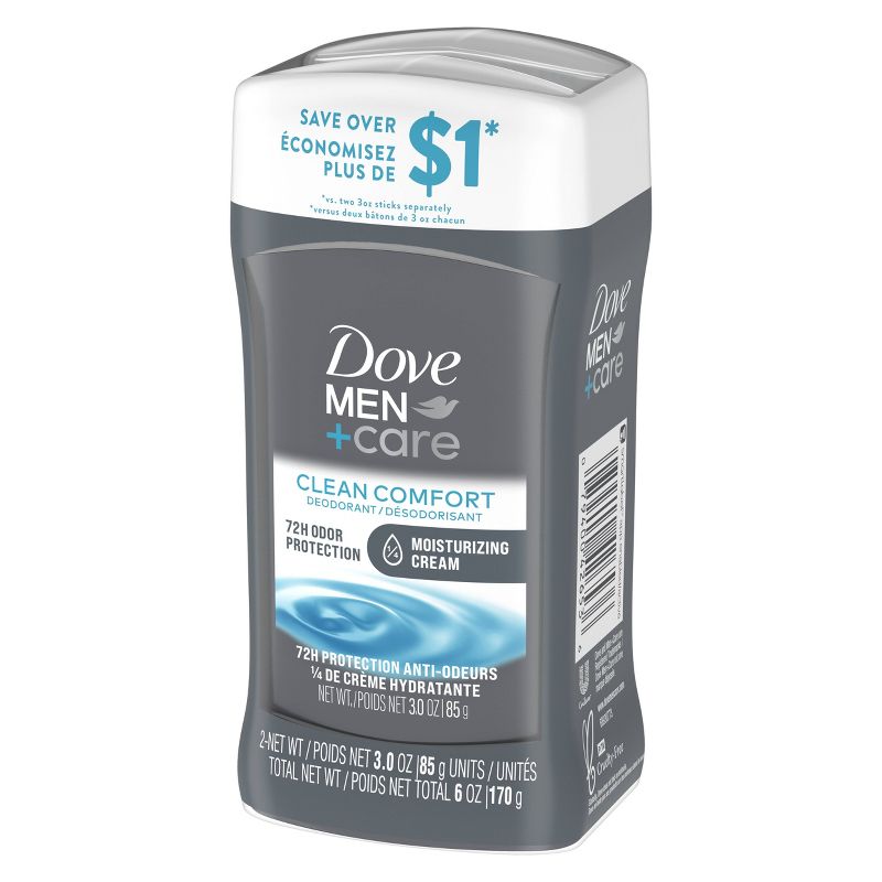 Dove Men+Care Deodorant Stick - Clean Comfort - 3oz, 3 of 8