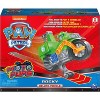PAW Patrol Moto Pups Rocky's Deluxe Pull-Back Motorcycle Vehicle with Wheelie Feature & Toy Figure, Kids Toys for Ages 3 & Up - 2 of 4