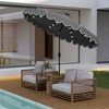 Tangkula 9.3 FT Solar Patio Umbrella w/ 32 LED Lights & Tilt Adjustment - 3 of 4
