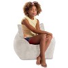 25" Newport Faux Fur Bean Bag Chair - Posh Creations - 3 of 3