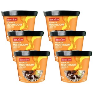 Nona Lim Yunnan Mushroom Instant Noodle Bowl  - Case of 6/1.9 oz - 1 of 3