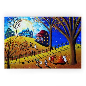 Renie Britenbucher Halloween  Looped Vinyl Welcome Mat - Society6 - 1 of 4