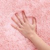 Soft Fluffy Area Rug Modern Shaggy Rugs for Bedroom Kids Room Nursery Floor Carpets, 2'x 3',Pink - 2 of 4