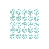 JAM Paper Colored Circular Paper Clips Round Paperclips Teal 2 Packs of 50 21832066B - 4 of 4