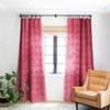 Sewzinski Striped Circle Squares Pink Set of 2 Panel Blackout Window Curtain - Deny Designs - 2 of 4