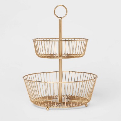 Basket gold best sale