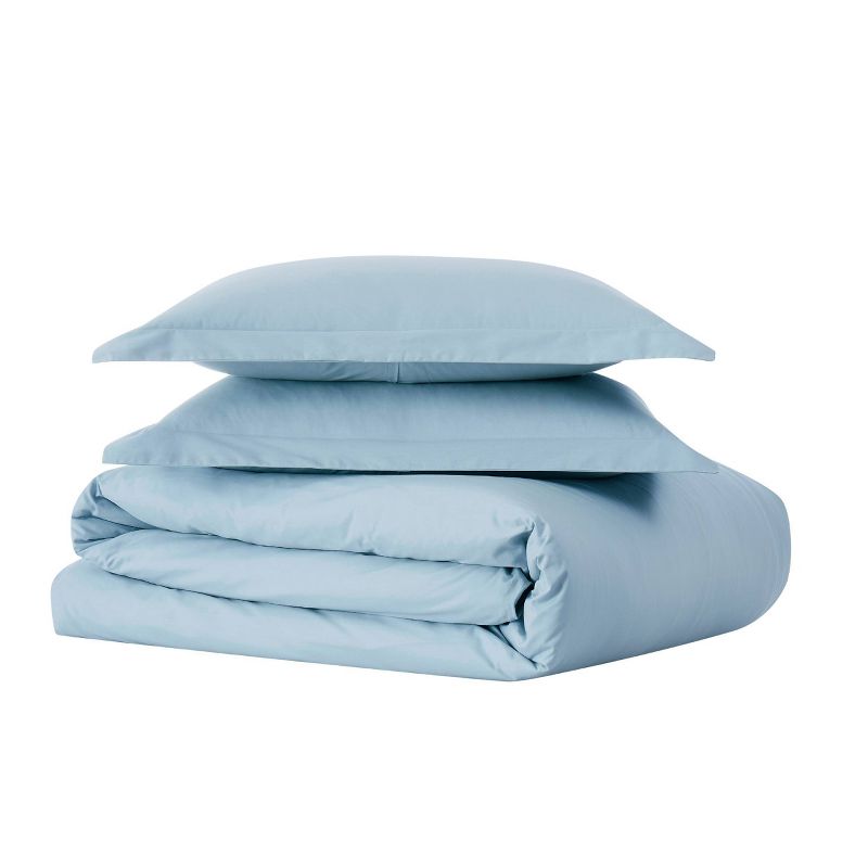 Solid Percale Duvet Cover Set - Cannon, 3 of 9