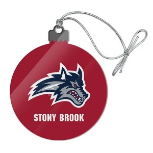 Stony Brook University Seawolves Logo Acrylic Christmas Tree Holiday Ornament - 1 of 4