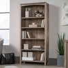 69.8" Woodburn 5 Shelf Bookcase Washed Walnut - Sauder: Cottage Style, Home Office Storage - 2 of 3