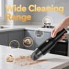 YOMA H3 andheld Vacuum Cordless, Portable Rechargeable Car Vacuum Cleaner for Home & Seats, Strong Suction Lightweight with Crevice Nozzle & Brush - 3 of 4