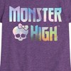 Girls' - Monster High - Pastel Logo Fitted Short Sleeve Graphic T-Shirt - 2 of 4