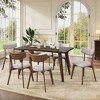 Christopher Knight Home Walton 7 Pieces Rubberwood Upholstered Dining Set - 2 of 4