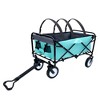 Grungis Heavy-Duty Folding Shopping Cart,Beach Cart with Strapping System & Waterproof Liners,Utility Cart for Camping,Shopping,Sports - 2 of 4