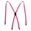 CTM Women's Elastic Clip-End 1/2 Inch Skinny Urban Suspenders - 2 of 4