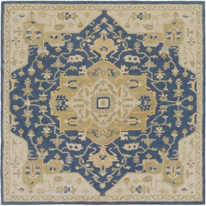 Hauteloom Broomfield 1145 Hand Tufted Blue Wool Rug - 1 of 4