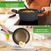 NutriChef 12-Piece Non-Stick Cookware Set with Metallic Ridge-Line Pattern NCCW12S - Multi-Sized Pots & Pans - 4 of 4