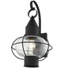 Livex Lighting Newburyport 1 - Light Wall Light in  Black - 3 of 4