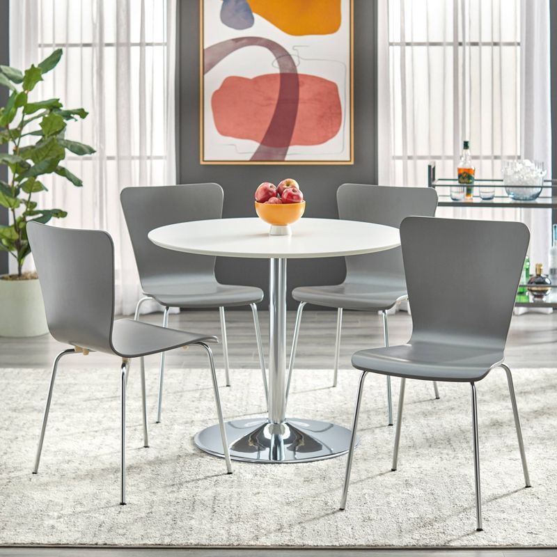 Set of 2 Pisa Modern Bentwood Dining Chairs - Buylateral, 4 of 6