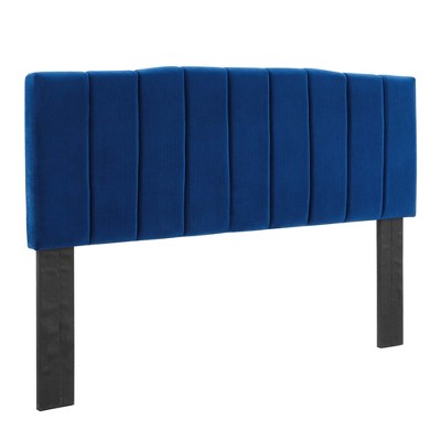Modway Camilla Channel Tufted King/California King Performance Velvet Headboard -  Dense Foam Padding  - King /CA king size HB