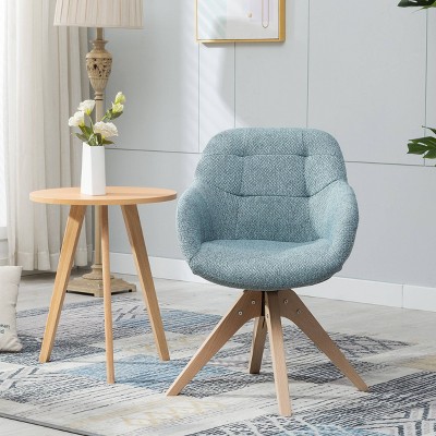 Upholstered swivel tilt online dining chairs