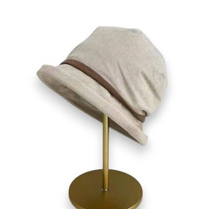 Anna-Kaci Women's Casual Bucket Hat with Soft Fabric and Slim Decorative Band, Beige - 1 of 2