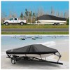 Unique Bargains 300D Polyester PU Boat Cover Waterproof For V-Hull Tri-Hull - 2 of 4