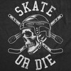 Mens Funny T Shirts Skate Or Die Sarcastic Hockey Graphic Novelty Tee For Men - Crazy Dog Men's T Shirt With Hockey Sayings - 2 of 4