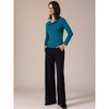 INSPIRE CHIC Women's Cowl Neck Long Sleeves Fitted Layering Soft T-Shirt - 2 of 4