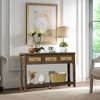 Resenkos Console Desk Table, Console Table, Entryway Table, Side Table, Display Table,51.2" Industrial 2-Tier Narrow Sofa Table Entryway Table with 3 - 3 of 4