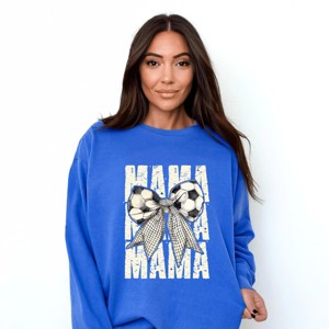 Simply Sage Market Soccer Mama Coquette Garment Dyed Sweatshirt - 1 of 4